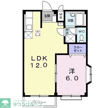 メゾンドモアの物件間取画像